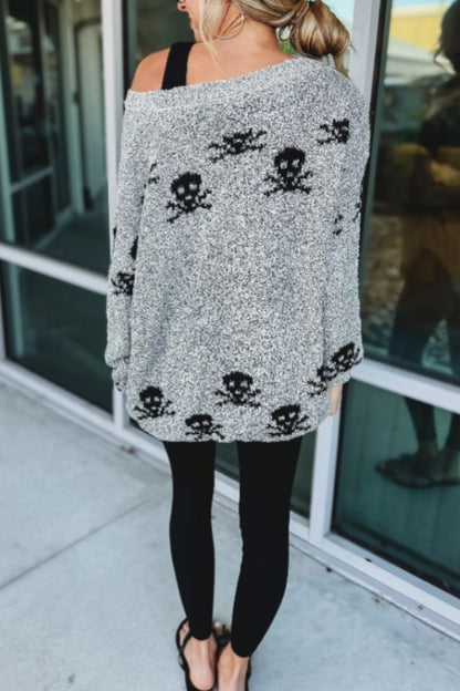 Toxic Ways Skull Sweater